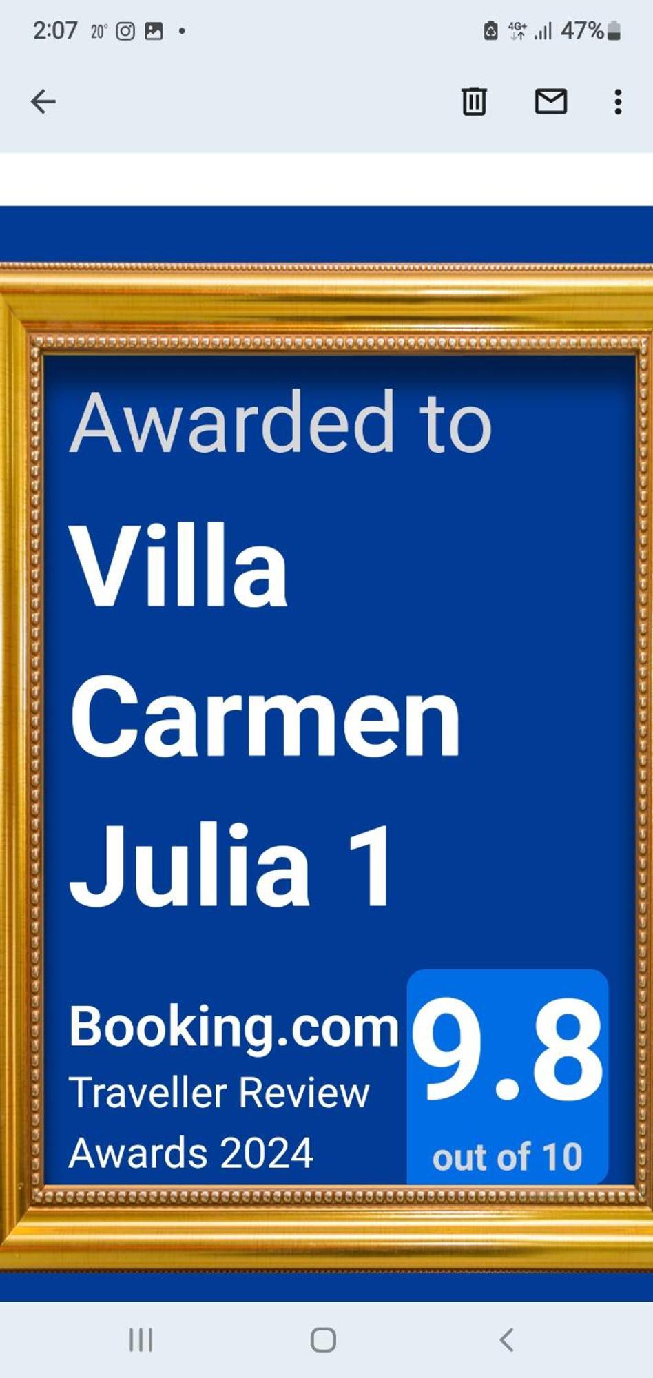 Villa Carmen Julia 1 Арафо Экстерьер фото